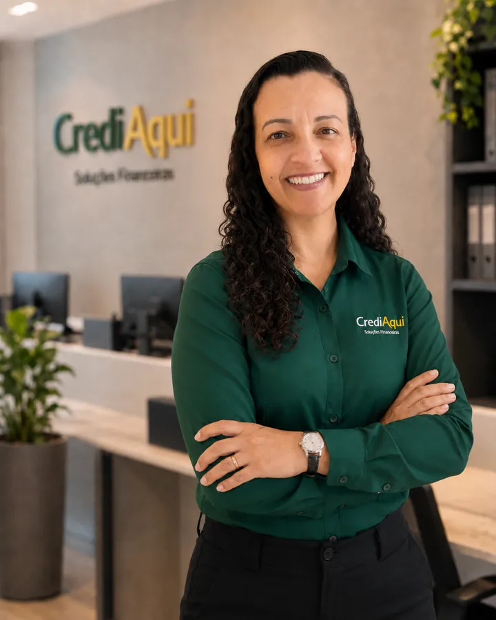 Márcia, equipe CrediAqui
